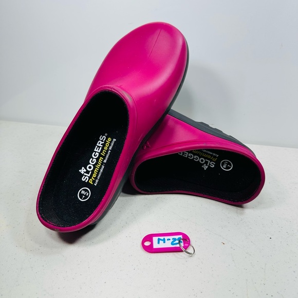 Sloggers Fuchsia Waterproof Footwear - Picture 1 of 7